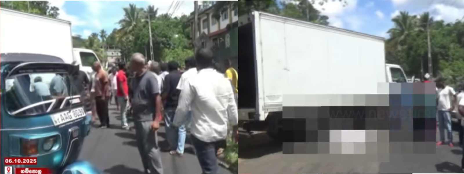 ගම්පොළදී මෝටර් රථයක ගැටී කාන්තාවන් තුන්දෙනෙකු මරුට